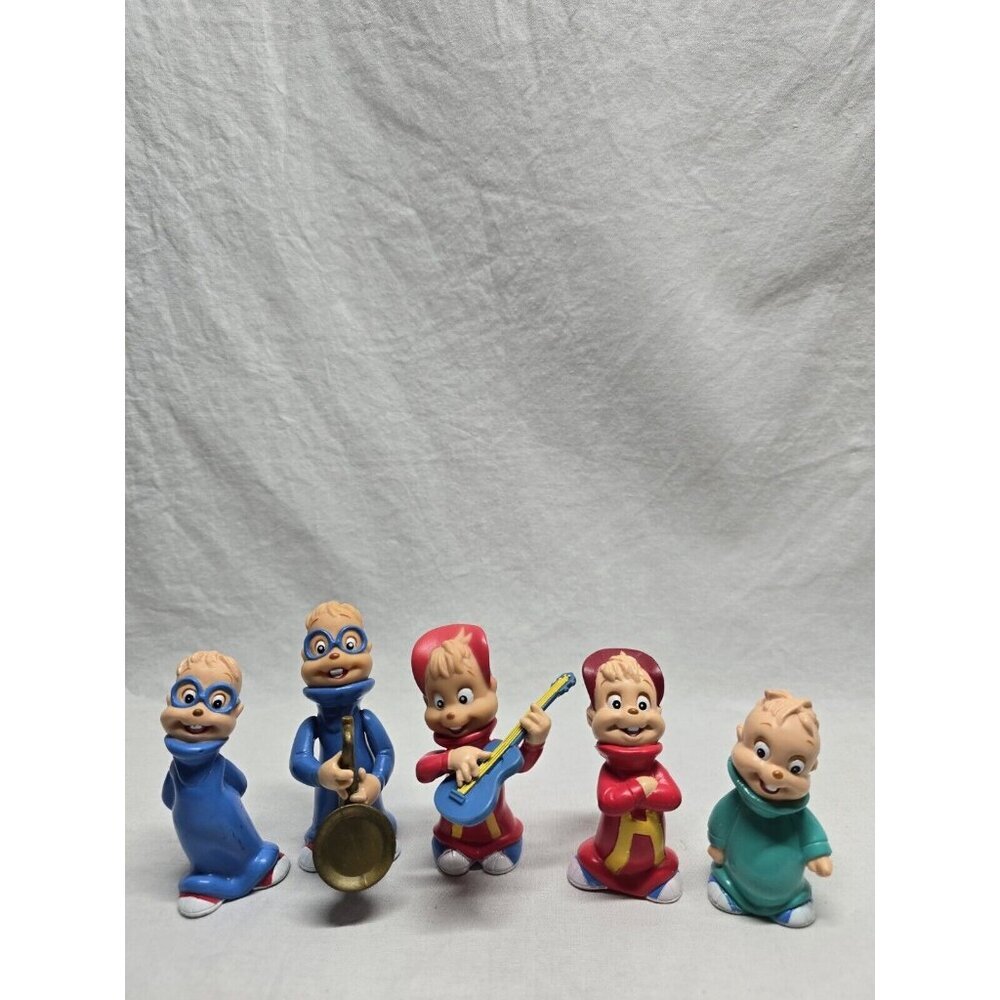 1990/1991 KFC Alvin And The Chipmunks PVC Lot x5 Figures